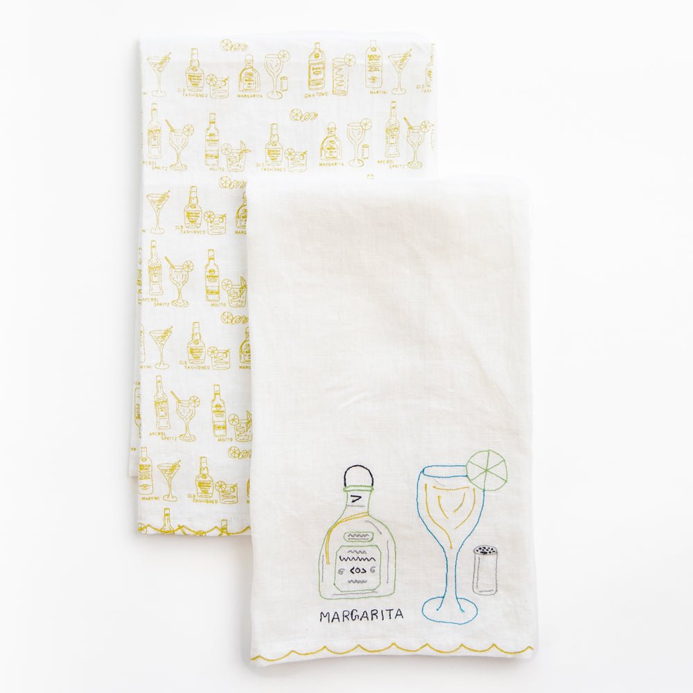 Margarita Linen Tea Towel Set/2 - Maaribu
