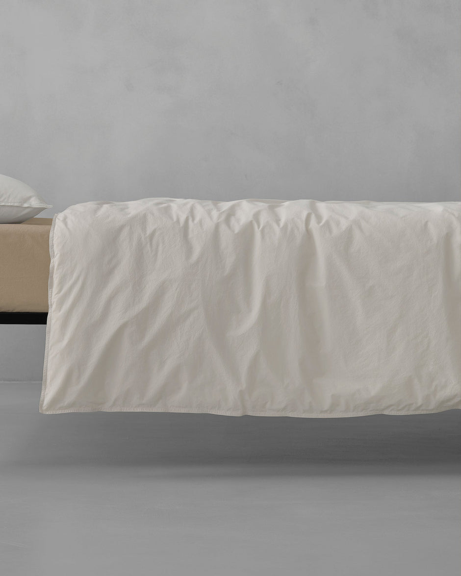 Society Limonta Bini Duvet Cover Queen Bianco