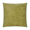 Citrine green textured square pillow 