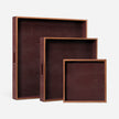 Made Goods Amina Tray Set/3 Oxblood