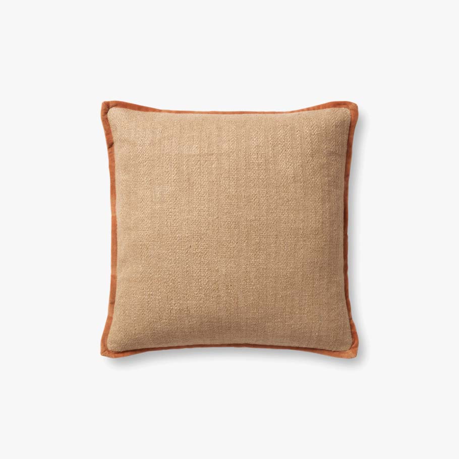 Amber Lewis x Loloi Aveline Pillow 18x18 Rust