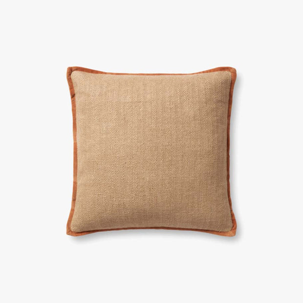 Amber Lewis x Loloi Aveline Pillow 18x18 Rust