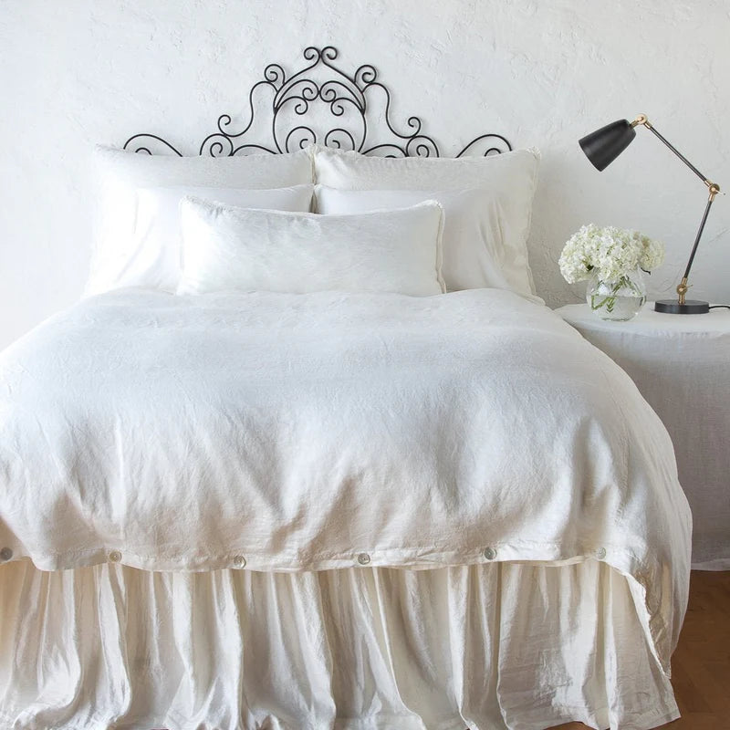 Paloma Duvet Cover Winter White Queen