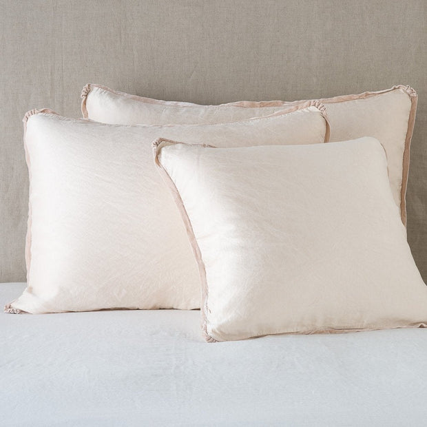Paloma Sham, Silk Velvet Petite Flange Pearl Euro