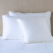 Paloma Sham, Silk Velvet Petite Flange Jade Euro