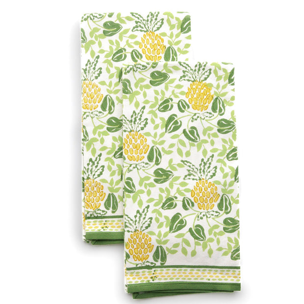 Pineapple Party Tea Towels Set/2 - Maaribu