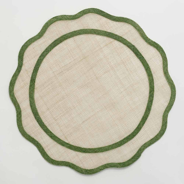Rice Paper Placemat Green