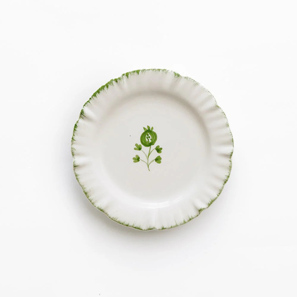 Ruffle Appetizer Plates Set of 4