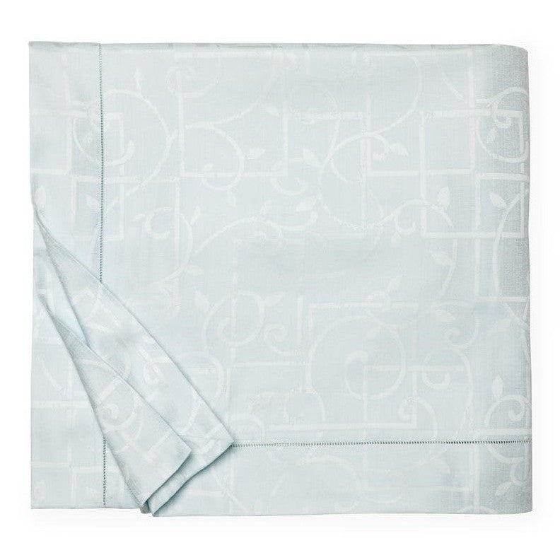 Graticcio Cotton Shams, Aquamarine, King
