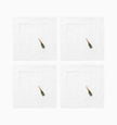 Sferra Champagne Cocktail Napkin Set/4