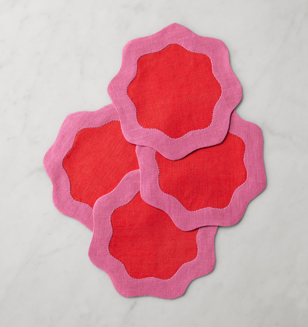 Sferra Ondulato Cocktail Napkin Set/6 - Maaribu