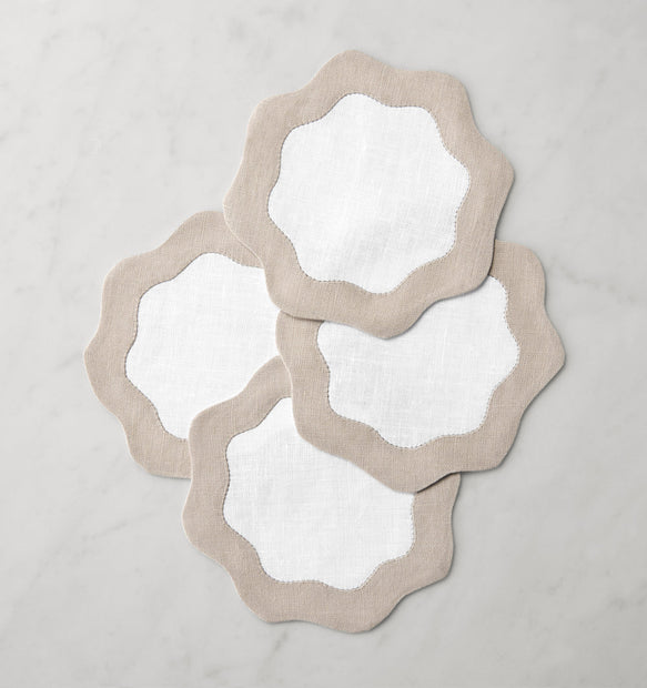 Sferra Ondulato Cocktail Napkin Set/6