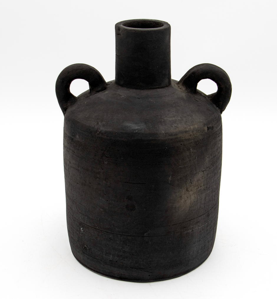 Terracotta Vase Black