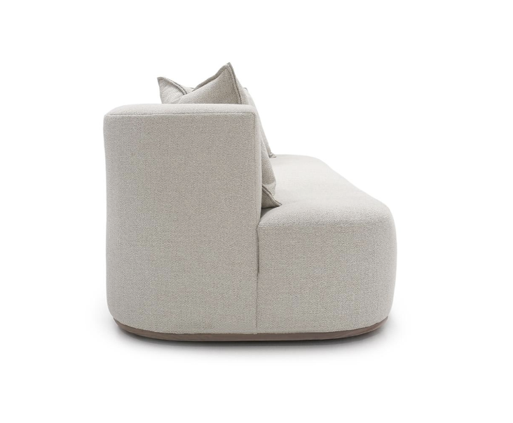 Verellen Hamilton Sofa Arlo Limestone Ash Base