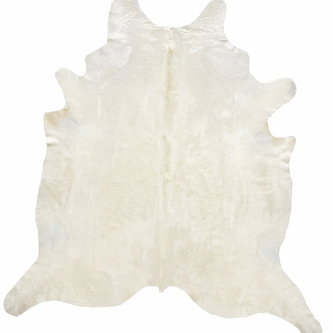 Cowhide Rug ML White/Ivory - Maaribu