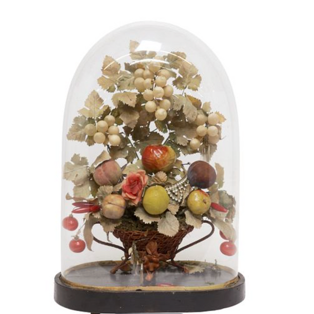 Vintage French Globe de Mariee w/Fruit - Maaribu