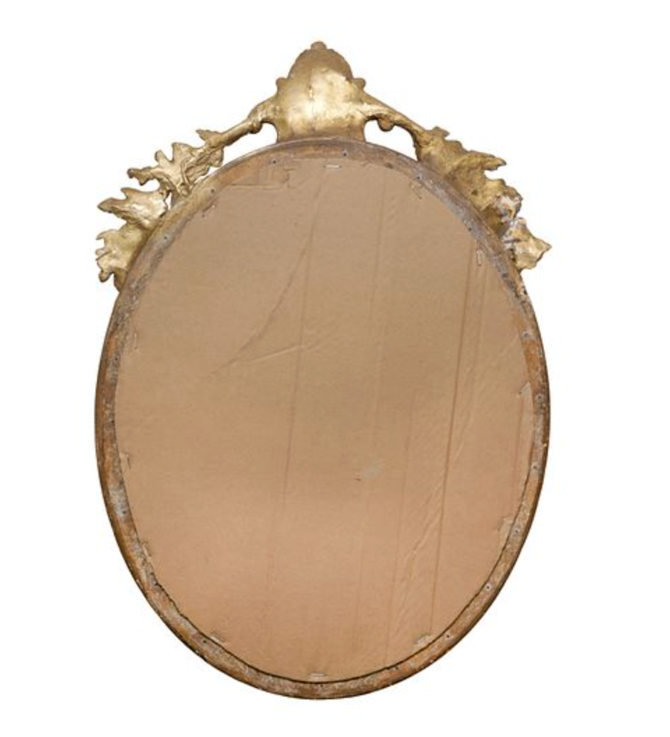 Vintage French Silk Flower Bouquet in Giltwood Frame