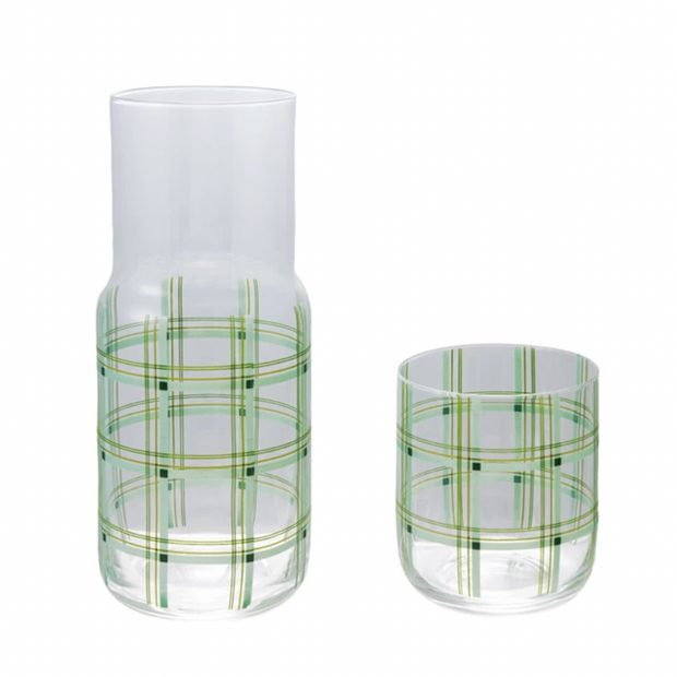 Glass Carafe Drinking Glass Set/2 - Maaribu
