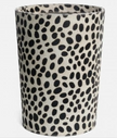 Pigeon & Poodle Lacey Round Wastebasket Dalmatian Print - Maaribu