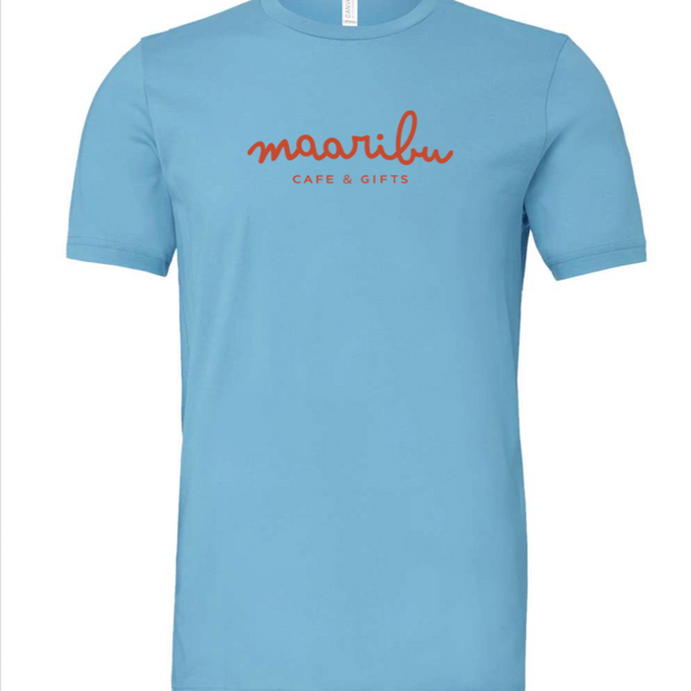 Maaribu Cafe T-Shirt Lt Blue - Maaribu