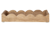 Mango Wood Scalloped Tray