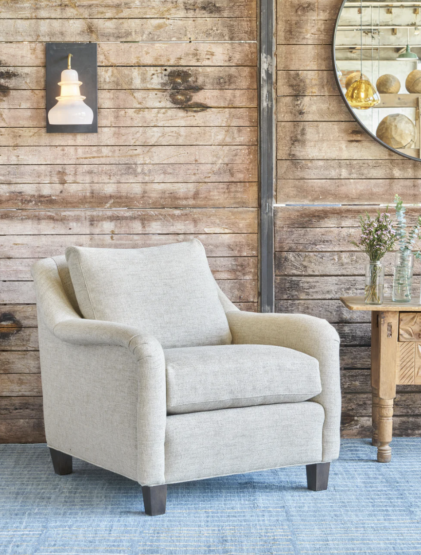 Cisco Willard Chair Upholstered Bellamy Oatmeal