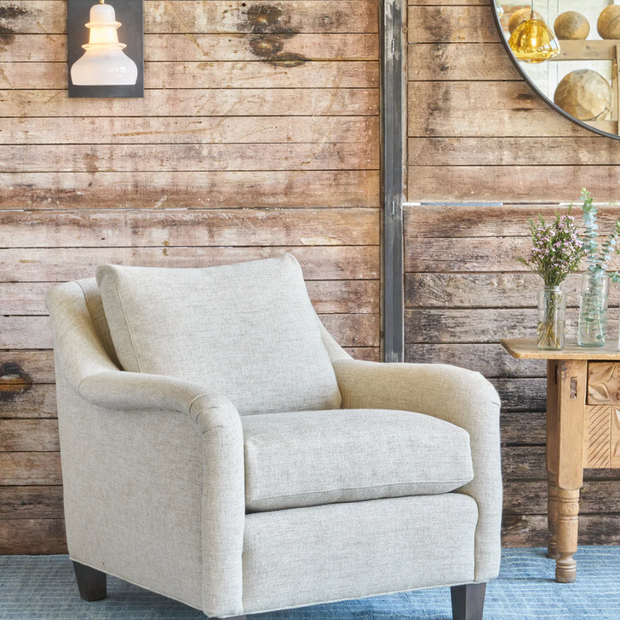 Cisco Willard Chair Upholstered Bellamy Oatmeal