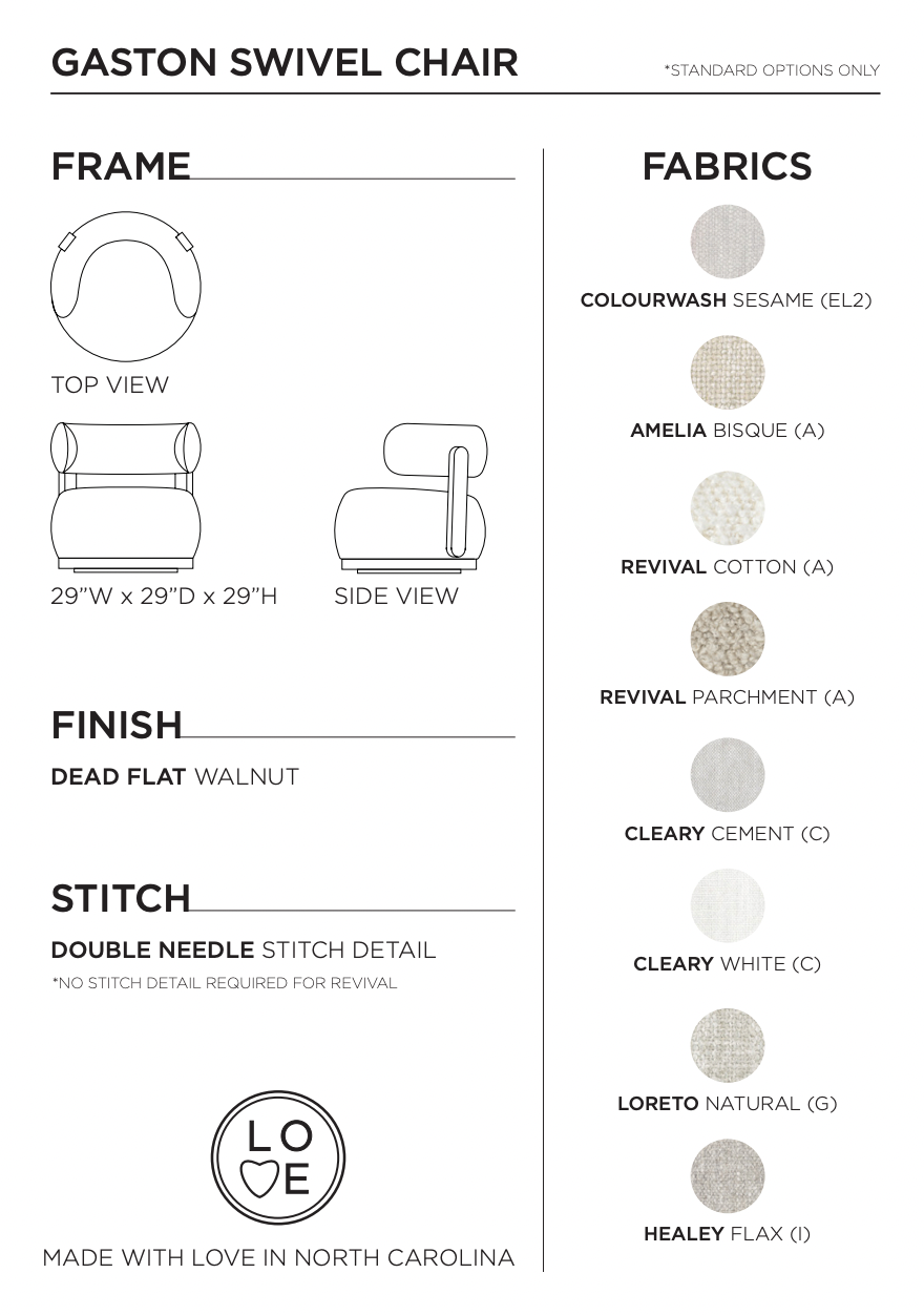 Verellen Gaston Swivel Chair
