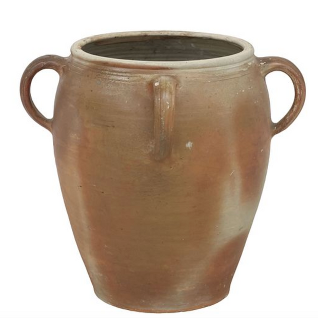 Vintage French Provincial Stoneware Vessel