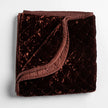 Silk Velvet Quilted Throw Blanket - Maaribu