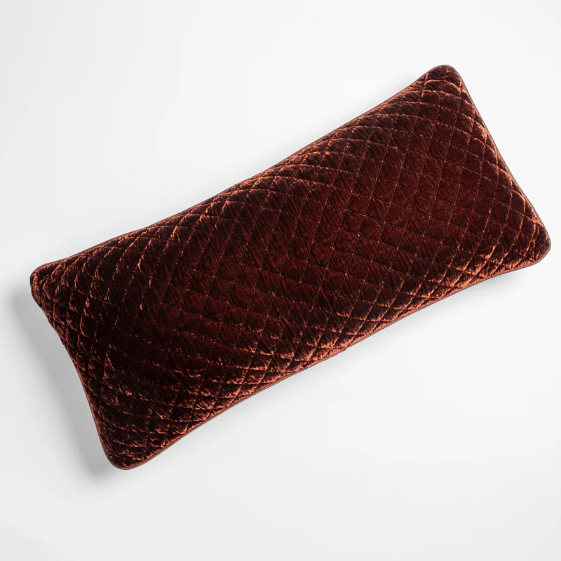 Silk Velvet Quilted Throw Pillows - Maaribu