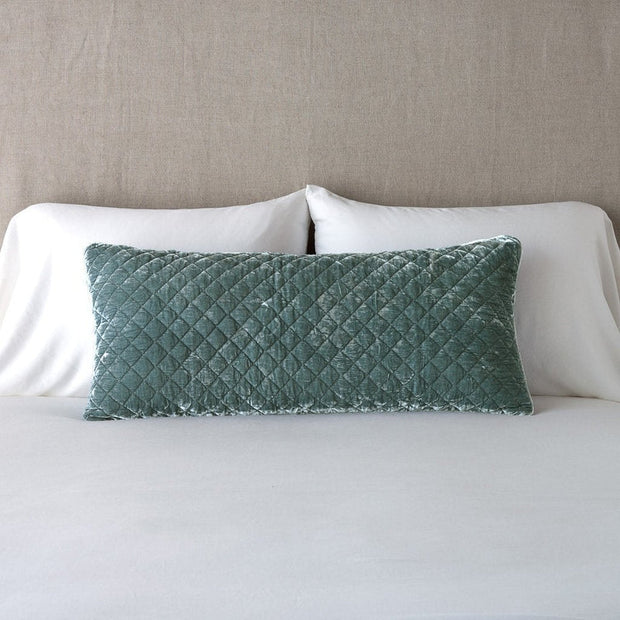 Silk Velvet Quilted Throw Pillows - Maaribu