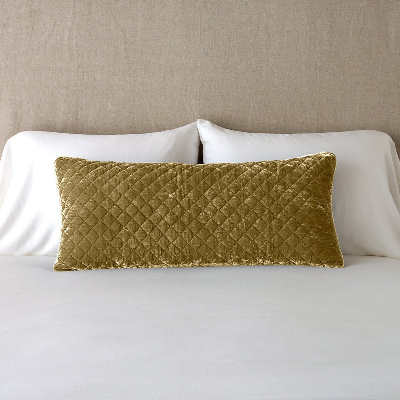 Silk Velvet Quilted Throw Pillows - Maaribu