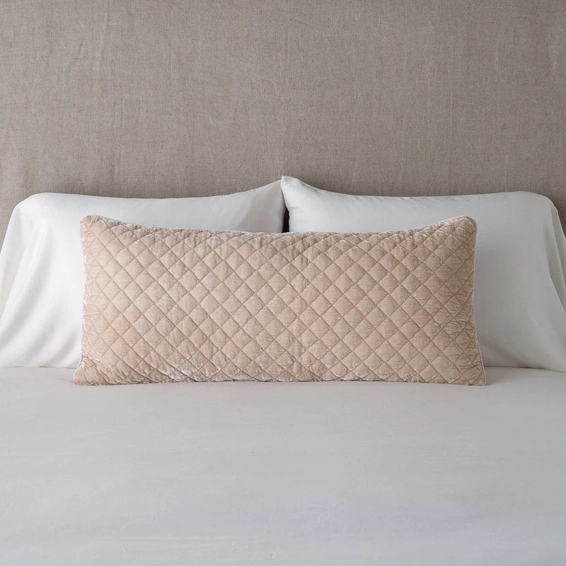 Silk Velvet Quilted Throw Pillows - Maaribu