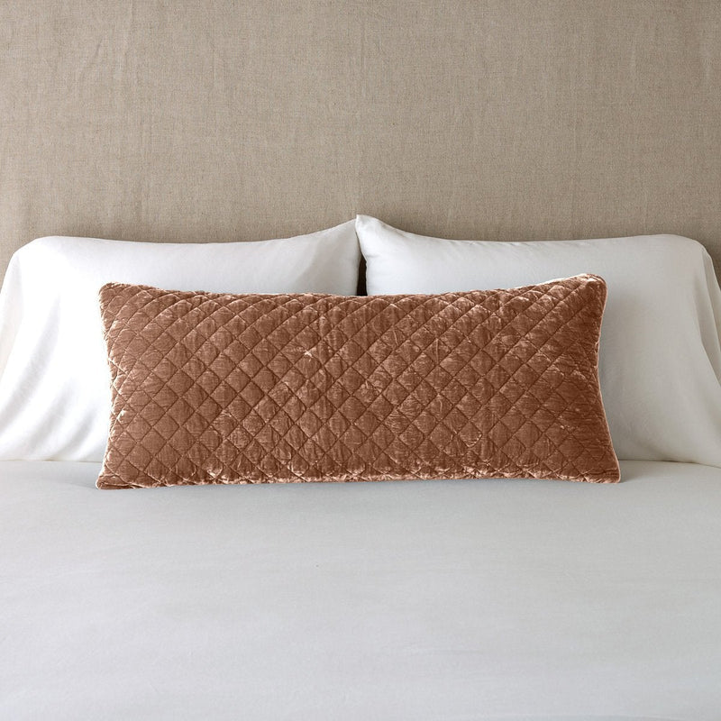 Silk Velvet Quilted Throw Pillows - Maaribu