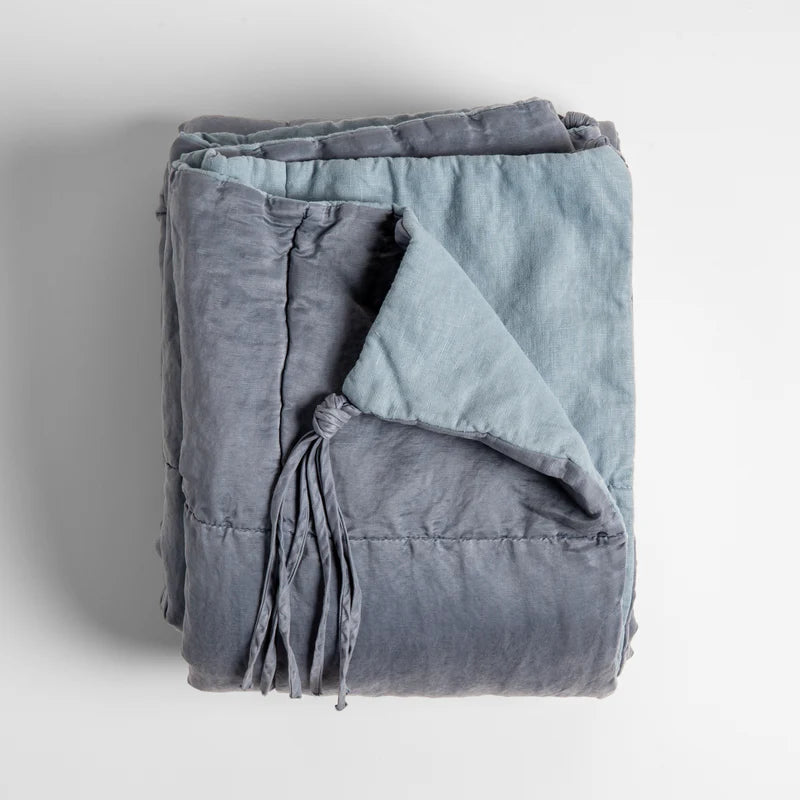 Taline Blanket Tahoe Blue