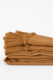 Matteo Tat Linen Duvet Cover, Queen, Clay - Maaribu
