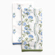 Charlie Scroll & Sophie Floral Tea Towels Set/2 - Maaribu