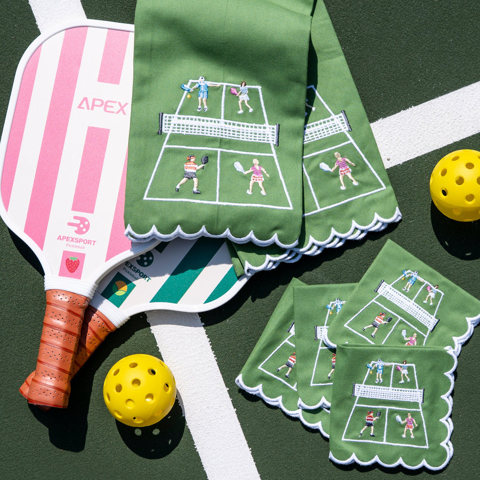 Day at the Courts Tea Towels Set/2
