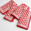 Napkin Pom Buti Red