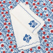 Pomegranate Trio Cobalt Linen Tea Towel Set/2 - Maaribu