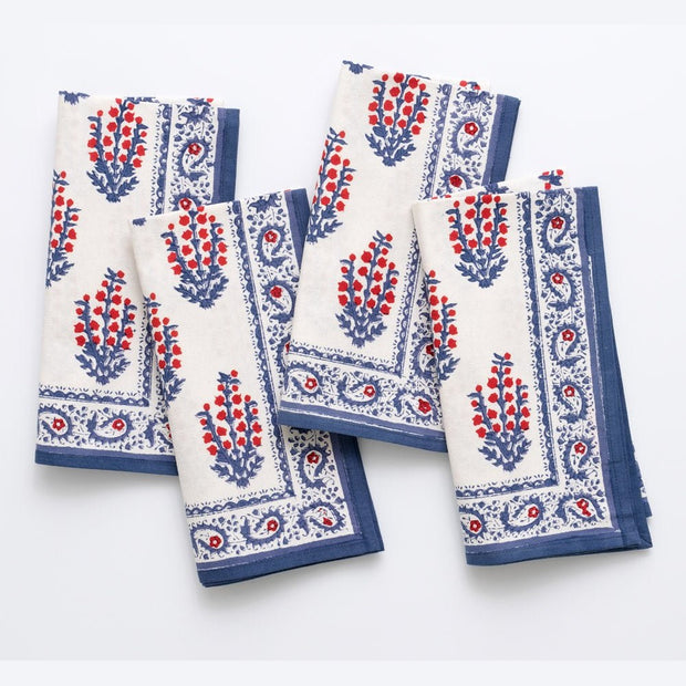 Tea Towels Emma Red & Blue
