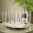 Flora Etched Champagne Flute