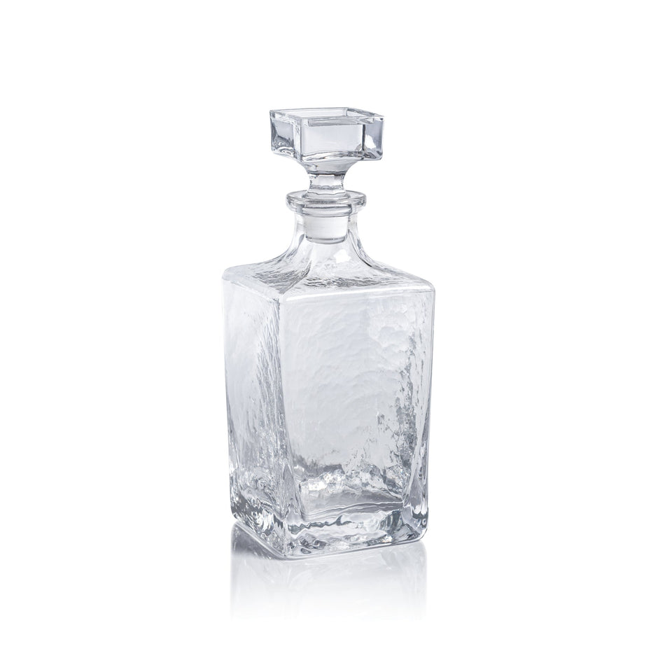 Punta Mita Hammered Glass Decanter (D) - Maaribu