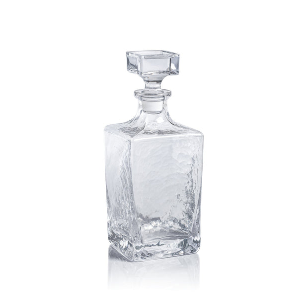 Punta Mita Hammered Glass Decanter (D) - Maaribu