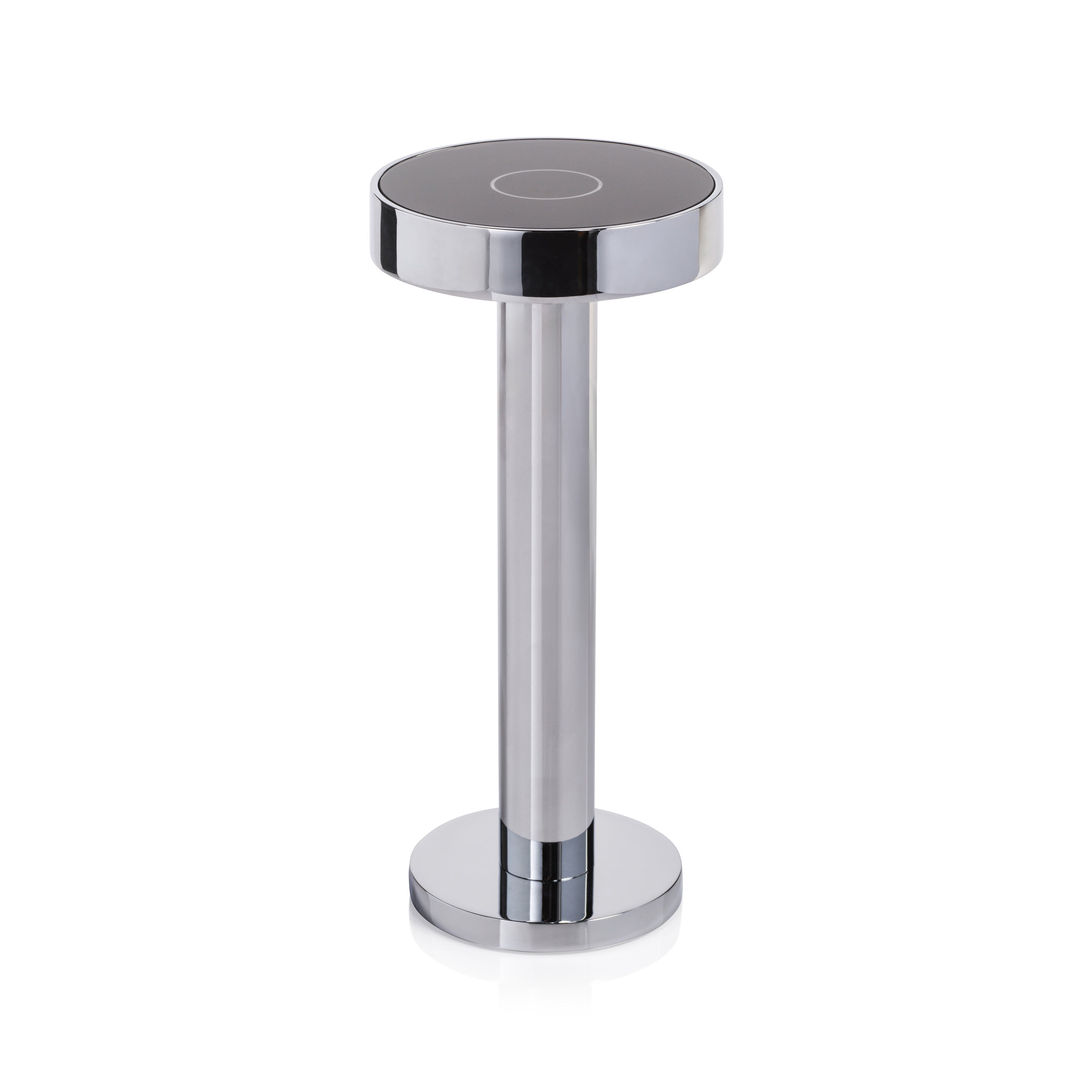 Roma cordless table light styled on a table