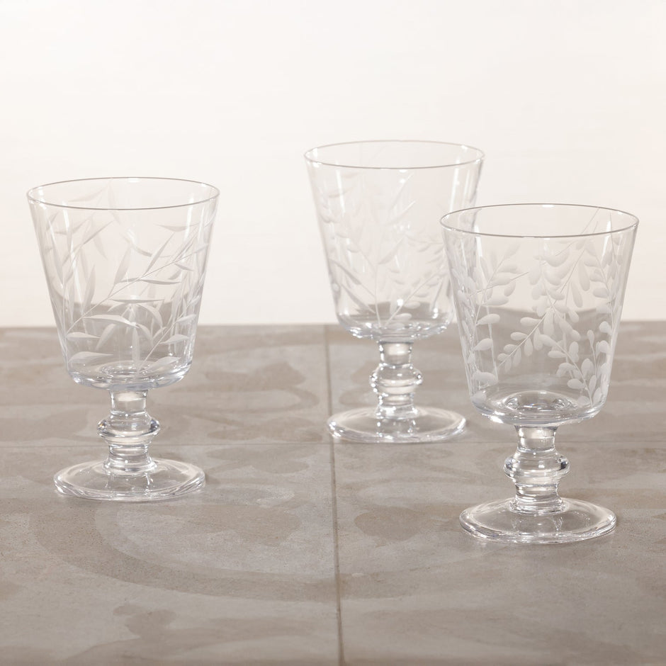 Etched All Purpose Goblet