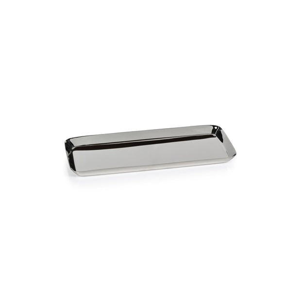 Park Lane Rectangle Tray Polished Nickel Medium