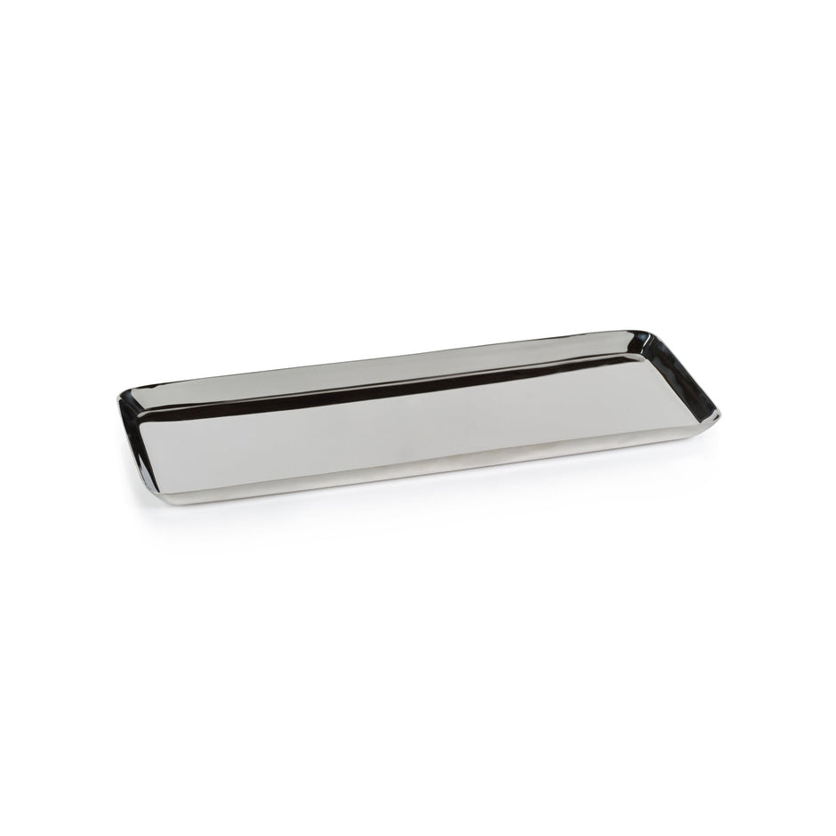 Park Lane Rectangle Tray Polished Nickel Large