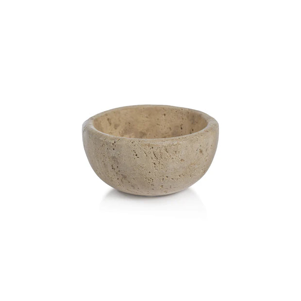 Beige Travertine Bowl Medium